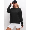 image:imageANRABESS Women Oversized Lightweight Sweatshirts Fall Long Sleeve ShirtsBlack