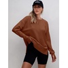 image:imageANRABESS Women Oversized Lightweight Sweatshirts Fall Long Sleeve ShirtsBurnt Brown