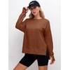 image:imageANRABESS Women Oversized Lightweight Sweatshirts Fall Long Sleeve ShirtsBurnt Brown