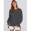 image:imageANRABESS Women Oversized Lightweight Sweatshirts Fall Long Sleeve ShirtsDeep Gray