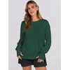 image:imageANRABESS Women Oversized Lightweight Sweatshirts Fall Long Sleeve ShirtsForest Green