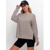 image:imageANRABESS Women Oversized Lightweight Sweatshirts Fall Long Sleeve ShirtsKhaki