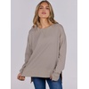 image:imageANRABESS Women Oversized Lightweight Sweatshirts Fall Long Sleeve ShirtsKhaki