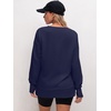 image:imageANRABESS Women Oversized Lightweight Sweatshirts Fall Long Sleeve ShirtsNavy Blue