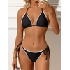 image:imageANRABESS Women Triangle Bikini Sets String Tie Two Piece Bathing SuitsBlack