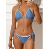 image:imageANRABESS Women Triangle Bikini Sets String Tie Two Piece Bathing SuitsHaze Blue