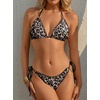image:imageANRABESS Women Triangle Bikini Sets String Tie Two Piece Bathing SuitsLeopard Print