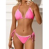 image:imageANRABESS Women Triangle Bikini Sets String Tie Two Piece Bathing SuitsLight Pink