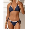image:imageANRABESS Women Triangle Bikini Sets String Tie Two Piece Bathing SuitsNavy Blue