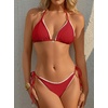 image:imageANRABESS Women Triangle Bikini Sets String Tie Two Piece Bathing SuitsRed