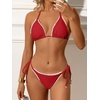image:imageANRABESS Women Triangle Bikini Sets String Tie Two Piece Bathing SuitsRed