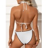 image:imageANRABESS Women Triangle Bikini Sets String Tie Two Piece Bathing SuitsWhite