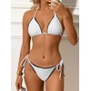 image:imageANRABESS Women Triangle Bikini Sets String Tie Two Piece Bathing SuitsWhite
