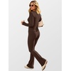 image:imageANRABESS Womens 2 Piece Outfits 2026 Fall Lounge Matching SetDark Brown