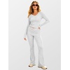image:imageANRABESS Womens 2 Piece Outfits 2026 Fall Lounge Matching SetLight Grey