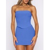 image:imageANRABESS Womens 2 Piece Skirt Sets Sexy Bodycon Going Out Mini Club DressesBlue