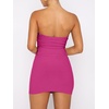 image:imageANRABESS Womens 2 Piece Skirt Sets Sexy Bodycon Going Out Mini Club DressesHot Pink