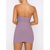 image:imageANRABESS Womens 2 Piece Skirt Sets Sexy Bodycon Going Out Mini Club DressesLight Purple