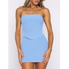 image:imageANRABESS Womens 2 Piece Skirt Sets Sexy Bodycon Going Out Mini Club DressesSky