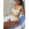 image:imageANRABESS Womens High Waisted Bikini Sets Square Neck Two Piece SwimsuitsBeige