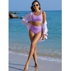 image:imageANRABESS Womens High Waisted Bikini Sets Square Neck Two Piece SwimsuitsLight Purple