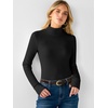 image:imageANRABESS Womens Long Sleeve Turtleneck Thermal Tops Fall UndershirtsBlack