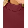 image:imageANRABESS Womens Long Sleeve Turtleneck Thermal Tops Fall UndershirtsRed