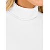 image:imageANRABESS Womens Long Sleeve Turtleneck Thermal Tops Fall UndershirtsWhite