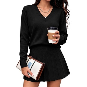 image:imageANRABESS Skirt Sets for Women Fall 2 piece OutfitsBlack