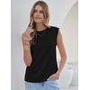image:imageANRABESS Business Casual Tops for Women Cap Sleeve Work Wrinkle Free ShirtsBlack