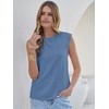 image:imageANRABESS Business Casual Tops for Women Cap Sleeve Work Wrinkle Free ShirtsDeep Blue