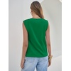 image:imageANRABESS Business Casual Tops for Women Cap Sleeve Work Wrinkle Free ShirtsGreen