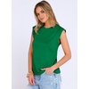 image:imageANRABESS Business Casual Tops for Women Cap Sleeve Work Wrinkle Free ShirtsGreen