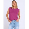 image:imageANRABESS Business Casual Tops for Women Cap Sleeve Work Wrinkle Free ShirtsHot Pink