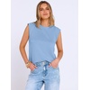 image:imageANRABESS Business Casual Tops for Women Cap Sleeve Work Wrinkle Free ShirtsLight Blue