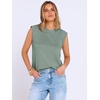 image:imageANRABESS Business Casual Tops for Women Cap Sleeve Work Wrinkle Free ShirtsLight Green
