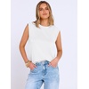 image:imageANRABESS Business Casual Tops for Women Cap Sleeve Work Wrinkle Free ShirtsWhite