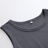 image:imageANRABESS High Neck Ribbed Tank Tops for Women Sleeveless Summer TopsDeep Gray