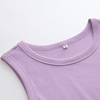 image:imageANRABESS High Neck Ribbed Tank Tops for Women Sleeveless Summer TopsLight Purple