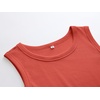 image:imageANRABESS High Neck Ribbed Tank Tops for Women Sleeveless Summer TopsOrange Red