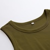 image:imageANRABESS High Neck Ribbed Tank Tops for Women Sleeveless Summer TopsYellow Army Green