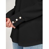 image:imageANRABESS Long Sleeve Shirts for Women V Neck Waffle Knit TopsBlack