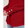 image:imageANRABESS Long Sleeve Shirts for Women V Neck Waffle Knit TopsRed