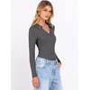 image:imageANRABESS Women Long Sleeve Polo Shirts Business Casual Top Fall OutfitsDark Grey
