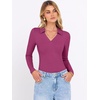 image:imageANRABESS Women Long Sleeve Polo Shirts Business Casual Top Fall OutfitsPurple