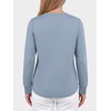 image:imageANRABESS Womens Long Sleeve Shirts Air Layer Henley V Neck TopsLight Blue