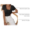 image:imageANRABESS Womens Short Sleeve Henley Shirts 2026 Summer Slim Fit Work TopsBlack
