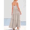 image:imageANRABESS Women Summer Sleeveless Maxi Dress Flowy Boho Beach SundressBeige