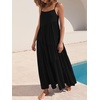 image:imageANRABESS Women Summer Sleeveless Maxi Dress Flowy Boho Beach SundressBlack