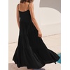 image:imageANRABESS Women Summer Sleeveless Maxi Dress Flowy Boho Beach SundressBlack